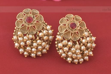 Antique Floral Earrings - Encharmz